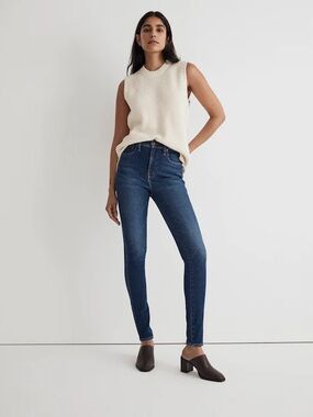 Madewell 10" High-Rise Skinny Jeans in Smithley Wash Size 32